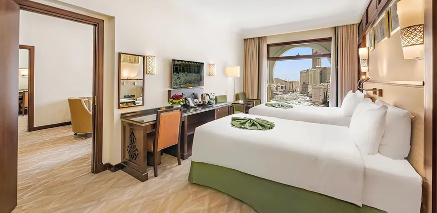 anjum makkah hotel, affordable and comfortable hotel for umrah in makkah, close to masjid al-haram with family-friendy rooms and dining options
