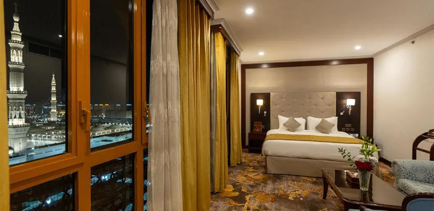 dar-al-taqwa hotel, top hotel for umrah in madinah with direct masjid an-nabawi access, spacious rooms, and convenient facilities for pilgrims